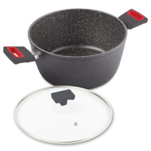 Ghidini Viva Casserole 2h With Glass Lid 28 Cm