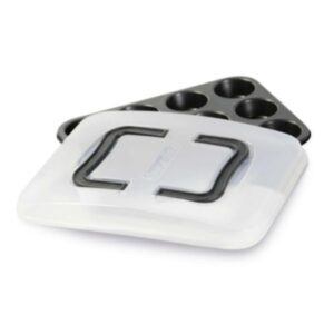 Guardini Bake Away 12 Muffins Tray with Carrying Lid 27 x 35,5cm