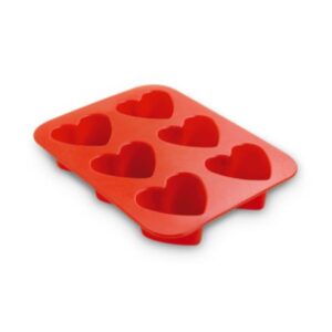 Guardini Juliette Silicone 6 Hearts Baking Pan 17×22.5cm