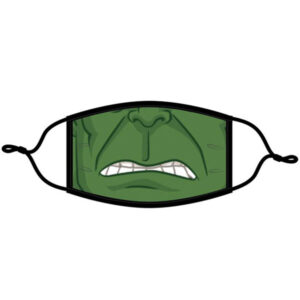 Hulk 3 Layers Face Mask Set of 3 pcs Re-usable 2 Size: S (7-12-Yrs)