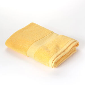 Artex Plain Cotton Towel 50×100 (Yellow)
