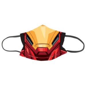 Ironman 3 Layers Face Mask Set of 3 pcs Re-usable-2 Size: L (Adults) Free Ear Saver