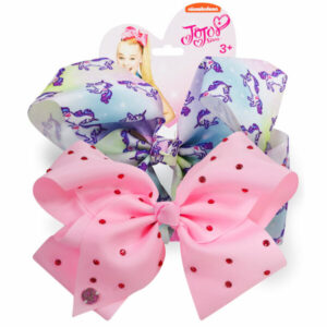 Jojo Bow Set – Unicorn/Light Pink
