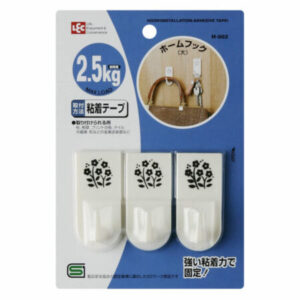 LEC Plastic Home Hook-L with Tape