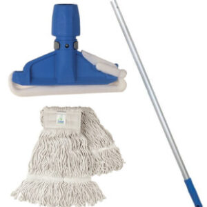 Moerman Wet Mop 400g with Holder, and Vero Handle 140cm