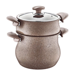 OMS Granite Couscous Set 20cm Brown