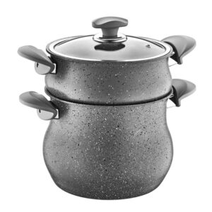 OMS Granite Couscous Set 20cm Grey