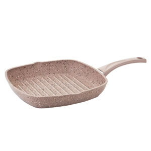 OMS Granite Square Grill Pan 28×28 cm Brown