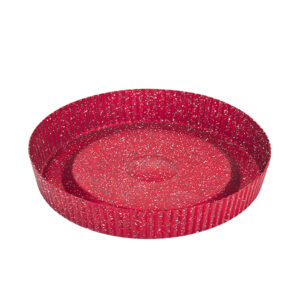 OMS Granite Tart Cake Mold 26cm Red