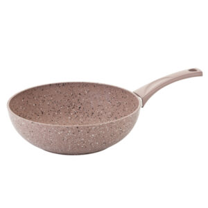 OMS Granite Wok 28×9 cm Brown