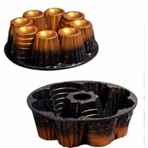 OMS Muffin & Cup Cake Mould Copper Die-Cast 26cm