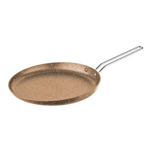 OMS Non-Stick Granite Crepe Pan 24cm Brown
