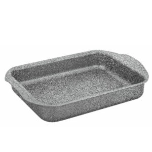 OMS Non-Stick Granite Rectangular Oven Tray 35x27cm Grey
