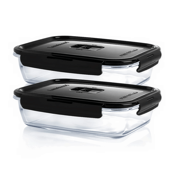 Luminarc Pure Box Rectangular Set of 2 Pcs 82 CL