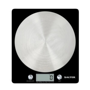 Salter Block Electronic Kitchen Scale Black