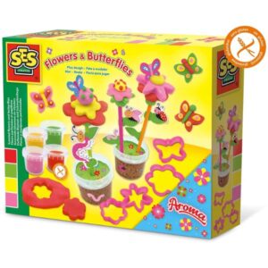 SES Creative Scented Flowers & Butterflies Dough