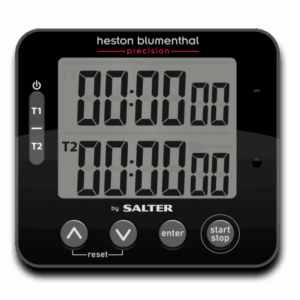 Salter Heston Blumenthal Electronic Digital Dual Kitchen Timer