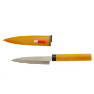 Suncraft Paring Knife with Cover & Wooden Handle 3.7 Inch