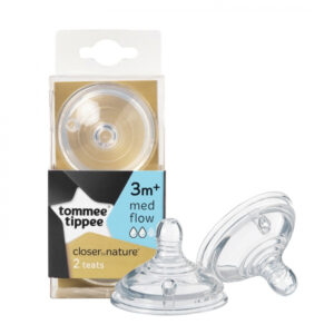 Tommee Tippee Closer to Nature Easi-Vent Medium Flow Teats 2 pcs