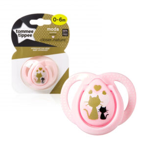 Tommee Tippee Closer to nature MODA SOOTHER Girl (0-6M)
