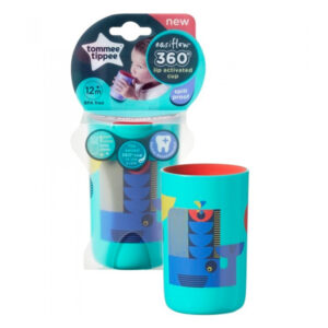 Tommee Tippee Easiflow Tumbler 360 Beaker Cup 250ml x 1 Blue 12m+