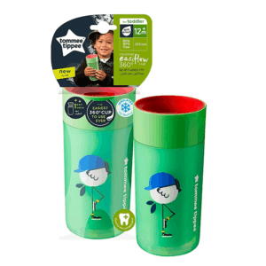 Tommee Tippee Easy-Flow Tumbler Insulated 360 Beaker Cup Green 12m+