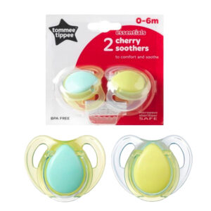 Tommee Tippee Essentials Latex Cherry Soothers 0-6 m 2 pcs
