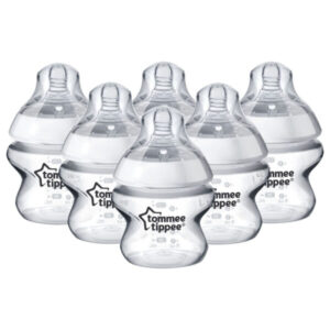 Tommee Tippee 6x150ml Easi-Vent Feeding Bottle BPA free