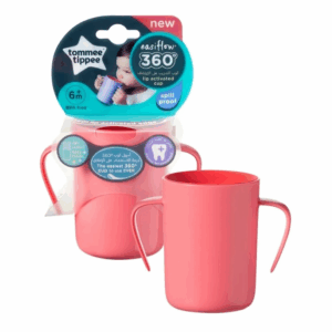 Tommee Tippee Easy-Flow 360 Handled Cup Pink 6+m