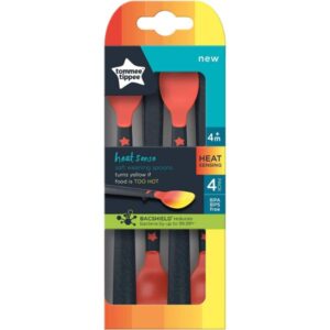 Tommee Tippee Heat Sense Soft Weaning Spoons 4 Pcs +4m