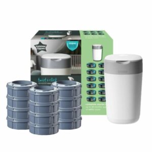 Tommee Tippee Twist & Click Advanced Nappy Disposal Sangenic With 12pcs Refill