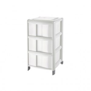 Tontarelli Bambu Storage Unit 3 Drawers, 38.5×39.5xh67cm (Assorted Colors)