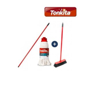 Set Broom 30 Cm with Mop 180g with Handle