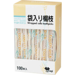 Yanagi Singly Wrapped Toothpicks 100 pcs
