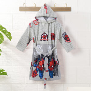 Disney Cotton Bathrobe Spiderman