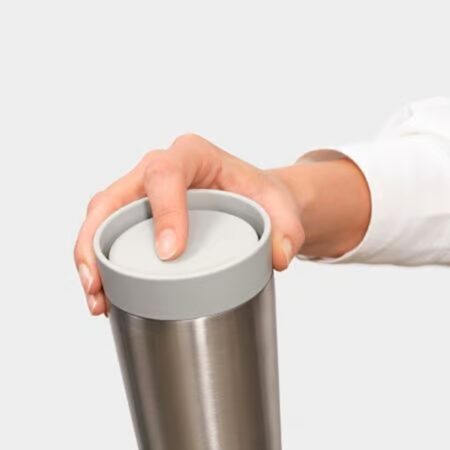 Brabantia Make & Take Insulated Cup, 0.36L Light Grey - Image 2
