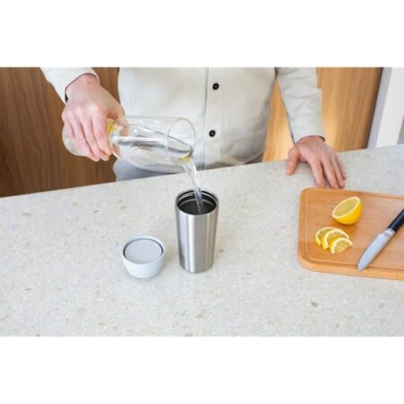 Brabantia Make & Take Insulated Cup, 0.36L Light Grey - Image 5