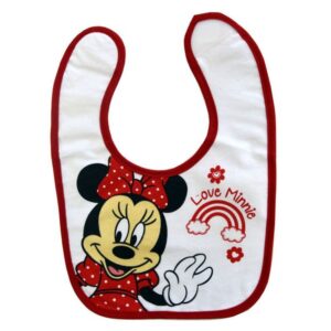 Disney Minnie Polycotton Bibs 2pcs 21 x 30cm